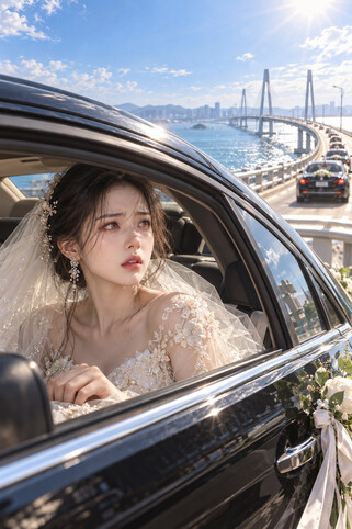 Cover of The Wedding Dress Left Behind on the Bridge