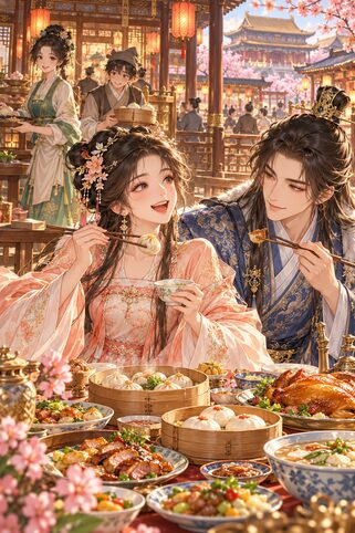 Cover of The Gluttonous Princess and Huixiang House