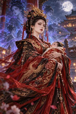 Cover of The Ghost King Becomes the Empress Dowager